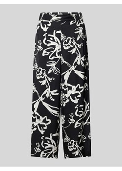 Spodnie materiałowe z szerokimi nogawkami i nadrukiem na całej powierzchni ze sklepu Peek&Cloppenburg  w kategorii Spodnie damskie - zdjęcie 171952292