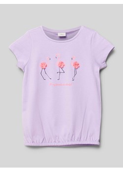 T-shirt z nadrukowanym motywem ze sklepu Peek&Cloppenburg  w kategorii Bluzki dziewczęce - zdjęcie 171952364