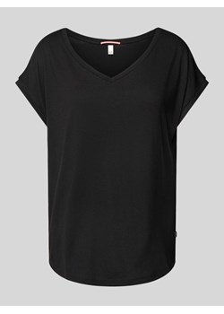 T-shirt z dekoltem w serek ze sklepu Peek&Cloppenburg  w kategorii Bluzki damskie - zdjęcie 171952444