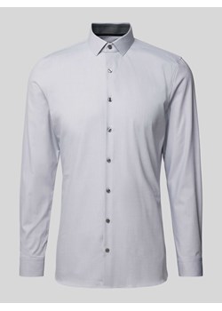 Koszula biznesowa o kroju Super Slim Fit z kołnierzykiem typu kent ze sklepu Peek&Cloppenburg  w kategorii Koszule męskie - zdjęcie 171952463