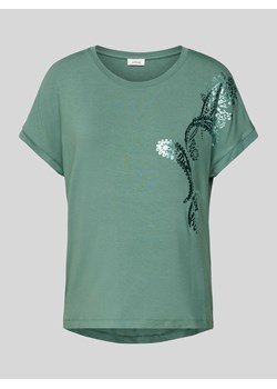 T-shirt z nadrukiem z motywem i napisem ze sklepu Peek&Cloppenburg  w kategorii Bluzki damskie - zdjęcie 171952473