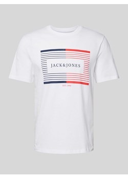 T-shirt z nadrukiem z logo model ‘CYRUS’ ze sklepu Peek&Cloppenburg  w kategorii T-shirty męskie - zdjęcie 171952554