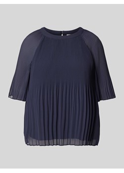 Bluzka z wiskozy z plisami ze sklepu Peek&Cloppenburg  w kategorii Bluzki damskie - zdjęcie 171952574