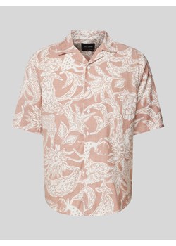 Koszula casualowa o kroju relaxed fit z nadrukiem z motywem na całej powierzchni ze sklepu Peek&Cloppenburg  w kategorii Koszule męskie - zdjęcie 171952593