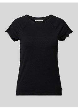 T-shirt z falistym wykończeniem ze sklepu Peek&Cloppenburg  w kategorii Bluzki damskie - zdjęcie 171952613