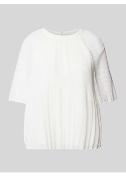 Bluzka z wiskozy z plisami ze sklepu Peek&Cloppenburg  w kategorii Bluzki damskie - zdjęcie 171952683