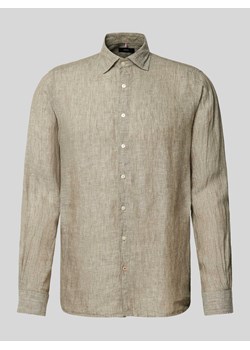 Koszula casualowa o kroju regular fit z lnu model ‘Steven’ ze sklepu Peek&Cloppenburg  w kategorii Koszule męskie - zdjęcie 171952873