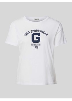 T-shirt z nadrukiem z logo ze sklepu Peek&Cloppenburg  w kategorii Bluzki damskie - zdjęcie 171952892