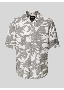 Koszula casualowa o kroju relaxed fit z nadrukiem z motywem na całej powierzchni ze sklepu Peek&Cloppenburg  w kategorii Koszule męskie - zdjęcie 171952900