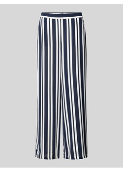 Spodnie z szeroką nogawką i wzorem w paski model ‘RASHA’ ze sklepu Peek&Cloppenburg  w kategorii Spodnie damskie - zdjęcie 171952931
