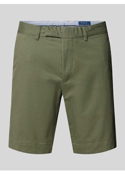 Szorty o kroju slim stretch fit w jednolitym kolorze ze sklepu Peek&Cloppenburg  w kategorii Spodenki męskie - zdjęcie 171952932