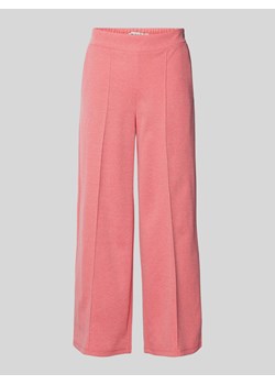 Spodnie materiałowe z szeroką,skróconą nogawką model ‘KATE’ ze sklepu Peek&Cloppenburg  w kategorii Spodnie damskie - zdjęcie 171952963