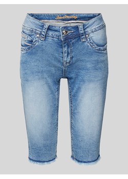 Szorty jeansowe o kroju slim fit z 5 kieszeniami model ‘MELODY’ ze sklepu Peek&Cloppenburg  w kategorii Szorty - zdjęcie 171953042