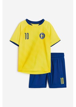 H & M - Komplet piłkarski z nadrukiem - Żółty ze sklepu H&M w kategorii Komplety chłopięce - zdjęcie 171953221