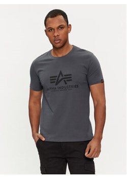 Alpha Industries T-Shirt Basic 100501 Szary Regular Fit ze sklepu MODIVO w kategorii T-shirty męskie - zdjęcie 171953674