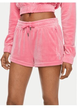 Juicy Couture Szorty sportowe Tamia JCWH121001 Różowy Regular Fit ze sklepu MODIVO w kategorii Szorty - zdjęcie 171953854