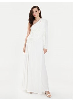 TWINSET Sukienka wieczorowa 241TP2740 Biały Slim Fit ze sklepu MODIVO w kategorii Sukienki - zdjęcie 171956064