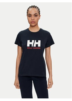 Helly Hansen T-Shirt W Hh Logo T-Shirt 2.0 34465 Granatowy Regular Fit ze sklepu MODIVO w kategorii Bluzki damskie - zdjęcie 171956234