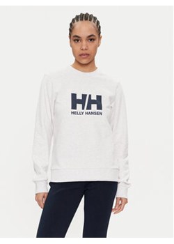 Helly Hansen Bluza W Hh Logo Crew Sweat 2.0 34462 Biały Regular Fit ze sklepu MODIVO w kategorii Bluzy damskie - zdjęcie 171956244