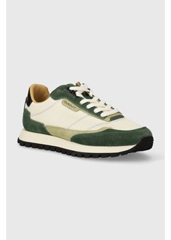 Gant sneakersy Lucamm kolor zielony 28633514.G761 ze sklepu ANSWEAR.com w kategorii Buty sportowe męskie - zdjęcie 171956731