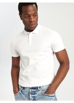 Sinsay - Koszulka polo - biały ze sklepu Sinsay w kategorii T-shirty męskie - zdjęcie 171958040