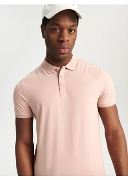 Sinsay - Koszulka polo - różowy ze sklepu Sinsay w kategorii T-shirty męskie - zdjęcie 171958041