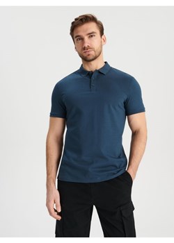 Sinsay - Koszulka polo - niebieski ze sklepu Sinsay w kategorii T-shirty męskie - zdjęcie 171958043