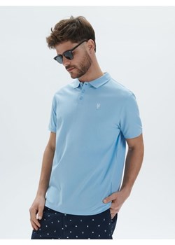 Sinsay - Koszulka polo - niebieski ze sklepu Sinsay w kategorii T-shirty męskie - zdjęcie 171958054