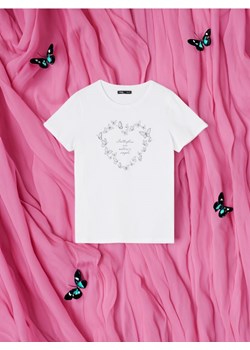 Sinsay - Koszulka z nadrukiem - biały ze sklepu Sinsay w kategorii Bluzki damskie - zdjęcie 171958173