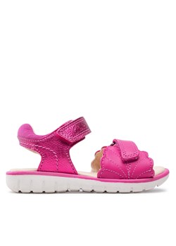 Sandały Clarks Roam Wing K. 26166176 M Pink Leather ze sklepu eobuwie.pl w kategorii Sandały dziecięce - zdjęcie 171959160