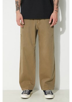 Gramicci spodnie bawełniane Rock Slide Pant kolor zielony proste G4SM.P087 ze sklepu PRM w kategorii Spodnie męskie - zdjęcie 171962690