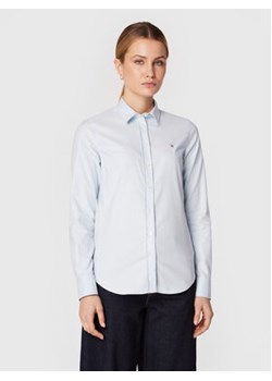 Gant Koszula Oxford 432681 Niebieski Slim Fit ze sklepu MODIVO w kategorii Koszule damskie - zdjęcie 171963460