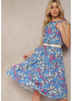 Niebieska Sukienka Fierena ze sklepu Renee odzież w kategorii Sukienki - zdjęcie 171977664