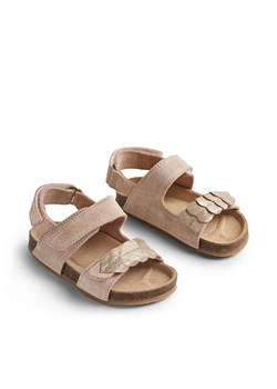 Wheat Skórzane sandały &quot;Clara&quot; w kolorze beżowym ze sklepu Limango Polska w kategorii Sandały dziecięce - zdjęcie 171978424