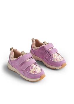 Wheat Skórzane sneakersy &quot;Toney&quot; w kolorze fioletowym ze wzorem ze sklepu Limango Polska w kategorii Buty sportowe dziecięce - zdjęcie 171978430