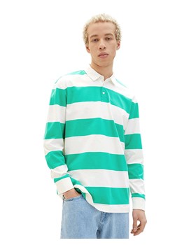 Tom Tailor Koszulka polo w kolorze zielono-białym ze sklepu Limango Polska w kategorii T-shirty męskie - zdjęcie 171979072