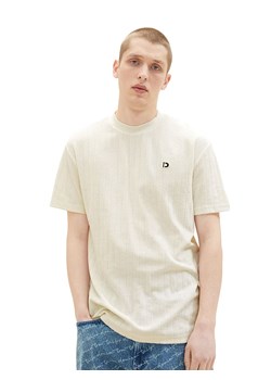 Tom Tailor Koszulka w kolorze beżowym ze sklepu Limango Polska w kategorii T-shirty męskie - zdjęcie 171979181