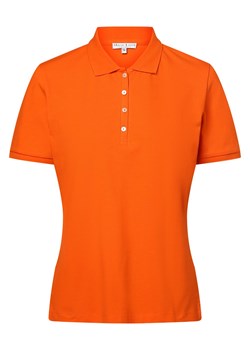 Marie Lund Damska koszulka polo Kobiety Bawełna pomarańczowy jednolity ze sklepu vangraaf w kategorii Bluzki damskie - zdjęcie 171980251