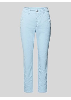 Jeansy o kroju slim fit w jednolitym kolorze model ‘MELANIE’ ze sklepu Peek&Cloppenburg  w kategorii Jeansy damskie - zdjęcie 171982791