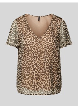 Bluzka ze zwierzęcym nadrukiem model ‘SMILLA’ ze sklepu Peek&Cloppenburg  w kategorii Bluzki damskie - zdjęcie 171982842