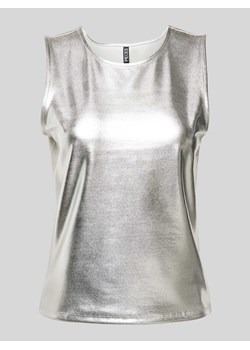 Top na ramiączkach z efektem metalicznym model ‘SOFFI’ ze sklepu Peek&Cloppenburg  w kategorii Bluzki damskie - zdjęcie 171982863