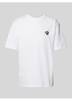 T-shirt z wyhaftowanym motywem i okrągłym dekoltem ze sklepu Peek&Cloppenburg  w kategorii T-shirty męskie - zdjęcie 171982873