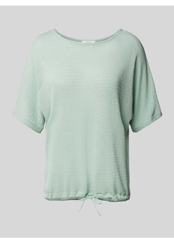 T-shirt z fakturowanym wzorem model ‘Saronji’ ze sklepu Peek&Cloppenburg  w kategorii Bluzki damskie - zdjęcie 171982904