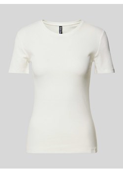 T-shirt z prążkowaniem model ‘RUKA’ ze sklepu Peek&Cloppenburg  w kategorii Bluzki damskie - zdjęcie 171982923