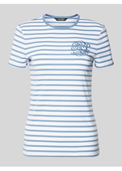 T-shirt z wyhaftowanym logo model ‘ALLI’ ze sklepu Peek&Cloppenburg  w kategorii Bluzki damskie - zdjęcie 171982952