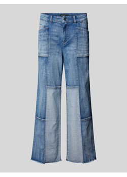 Spodnie jeansowe z szeroką nogawką w stylu patchworkowym ze sklepu Peek&Cloppenburg  w kategorii Jeansy damskie - zdjęcie 171982972