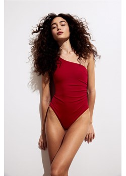 H & M - Kostium kąpielowy na jedno ramię Light Shape - Czerwony ze sklepu H&M w kategorii Stroje kąpielowe - zdjęcie 171983253