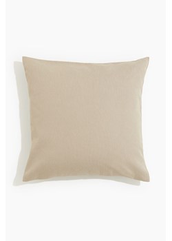 H & M - Bawełniana poszewka na poduszkę - Beżowy ze sklepu H&M w kategorii Poszewki na poduszki - zdjęcie 171983351