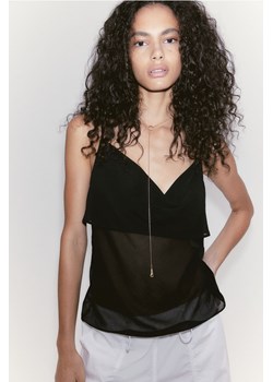 H & M - Top na ramiączkach - Czarny ze sklepu H&M w kategorii Bluzki damskie - zdjęcie 171983382