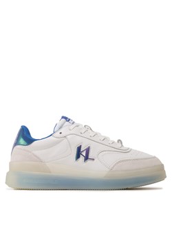 Sneakersy KARL LAGERFELD KL53426 White Lthr W/Blue ze sklepu eobuwie.pl w kategorii Buty sportowe męskie - zdjęcie 171986481